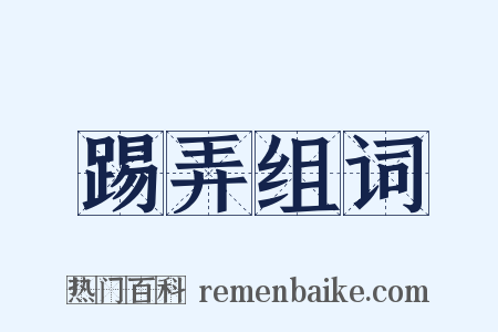 踢弄组词是什么意思的图片